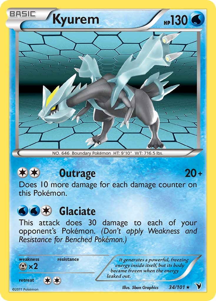 Kyurem (34/101) [Black & White: Noble Victories]