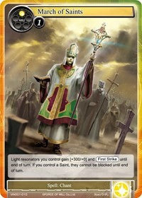 March of Saints (VIN001-010) [Vingolf: Engage Knights]