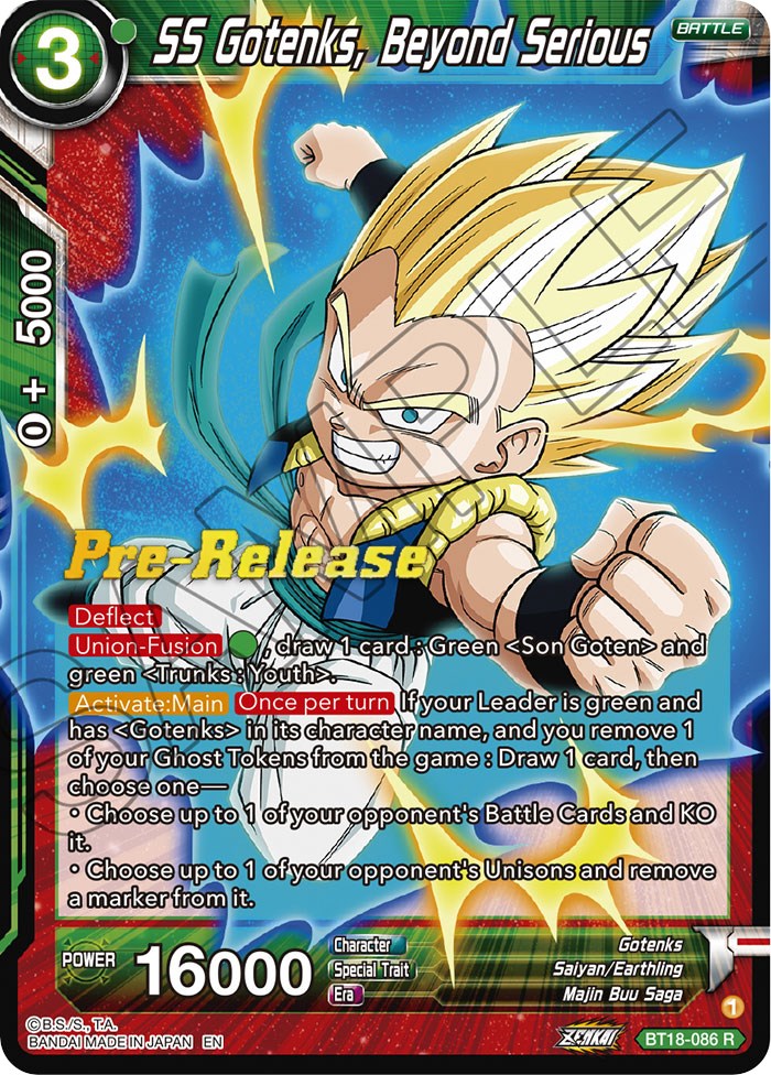 SS Gotenks, Beyond Serious (BT18-086) [Dawn of the Z-Legends Prerelease Promos]