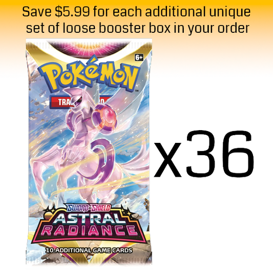 Pokémon TCG: Astral Radiance Loose Booster Box: 36 Loose Packs