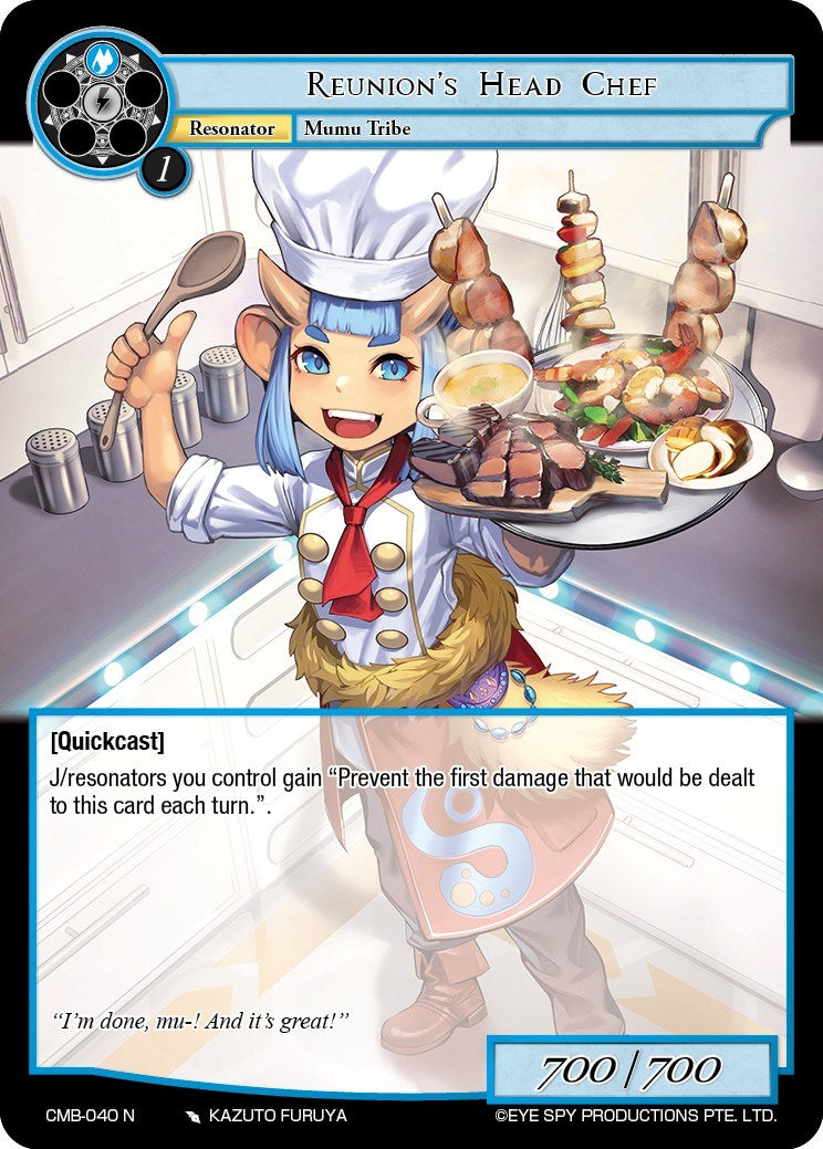 Reunion's Head Chef (CMB-040 N) [Crimson Moon's Battleground]