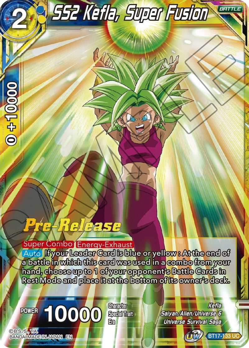 SS2 Kefla, Super Fusion (BT17-133) [Ultimate Squad Prerelease Promos]