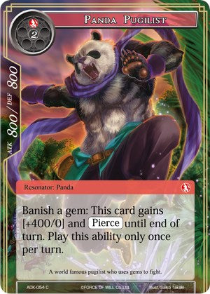 Panda Pugilist (ADK-054) [Advent of the Demon King]