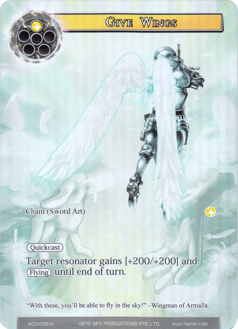 Give Wings (Full Art) (AO3-008) [Alice Origin III]