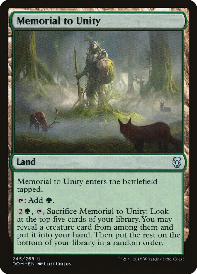 Memorial to Unity [Dominaria]