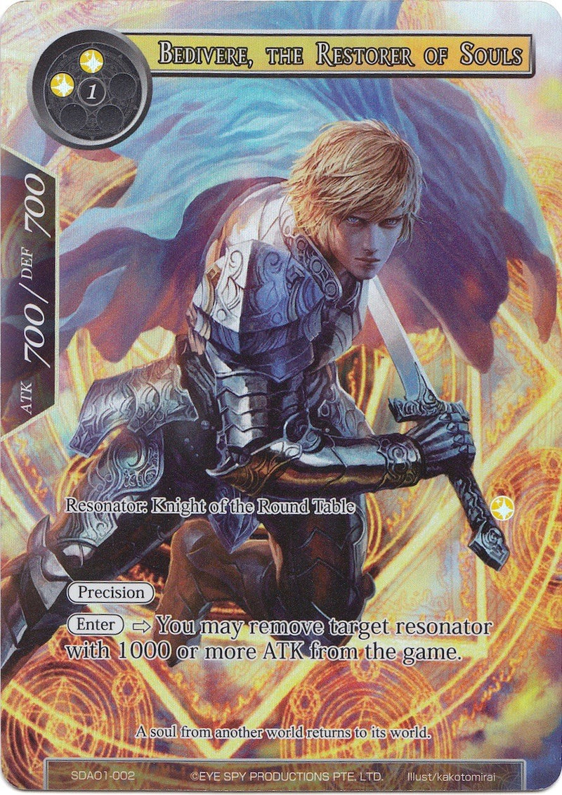 Bedivere, the Restorer of Souls (Full Art) (SDAO1-002) [Alice Origin Starter Deck]