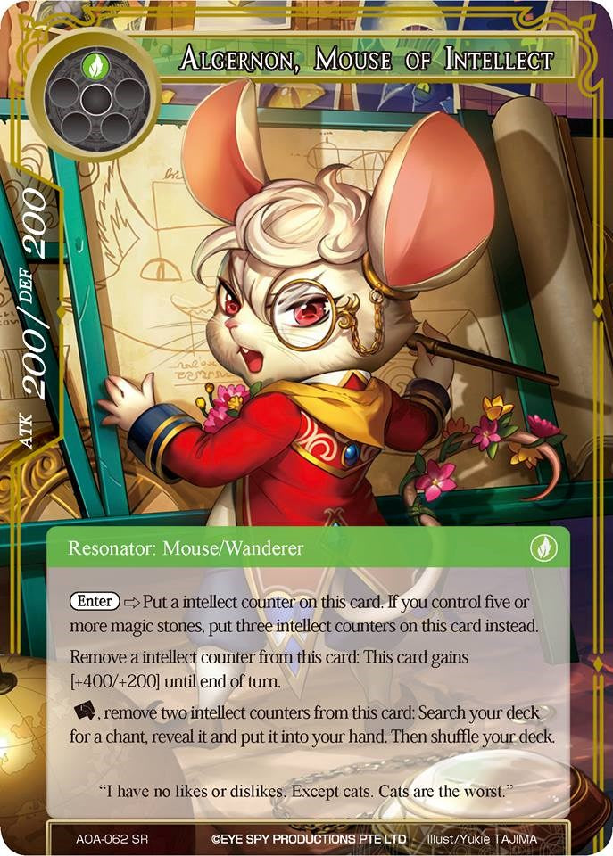 Algernon, Mouse of Intellect (AOA-062) [Awakening of the Ancients]