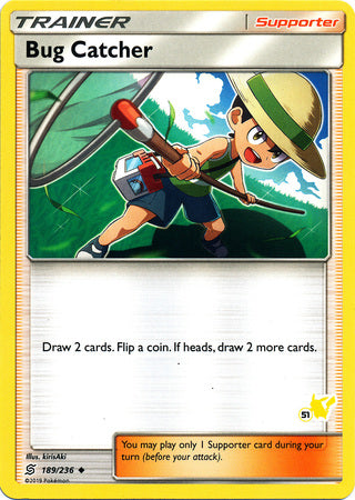 Bug Catcher (189/236) (Pikachu Stamp