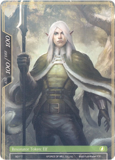 Elf Double-sided Resonator Token (001 T) [Legacy Lost]