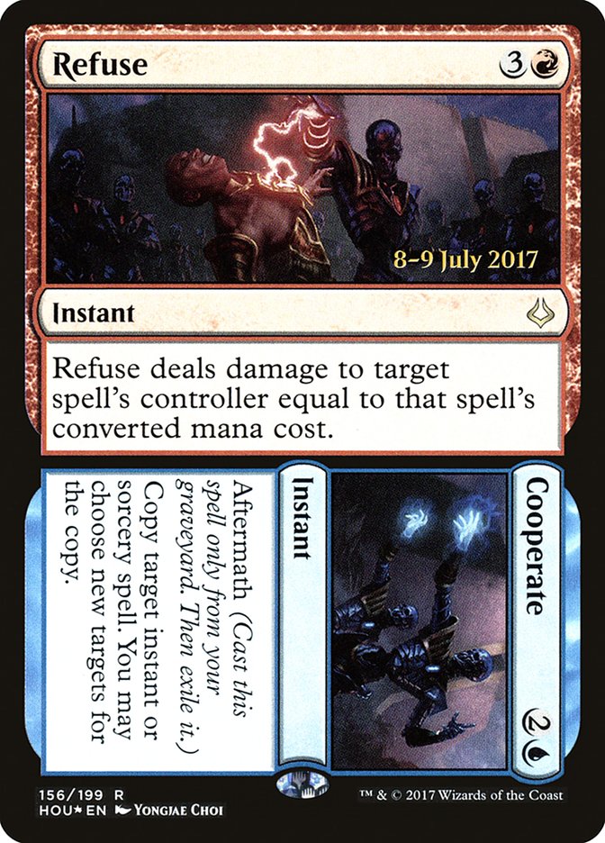 Refuse // Cooperate [Hour of Devastation Prerelease Promos]