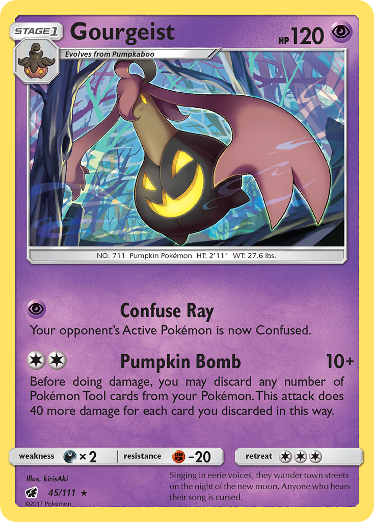 Gourgeist (45/111) [Sun & Moon: Crimson Invasion]