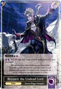 Rezzard, the Undead Lord // Rezzard, the Desecrating Vampire (Full Art) (SKL-077/J) [The Seven Kings of the Lands]