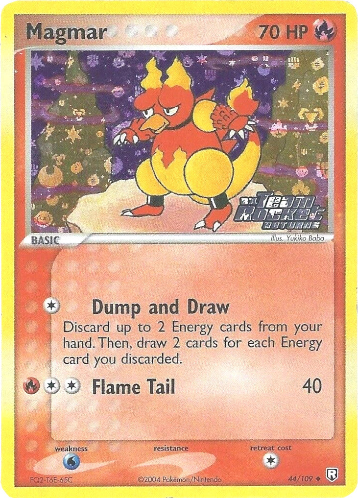 Magmar (44/109) (Stamped) [EX: Team Rocket Returns]