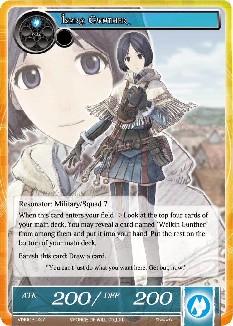 Isara Gunther (VIN002-037) [Vingolf 2: Valkyria Chronicles]