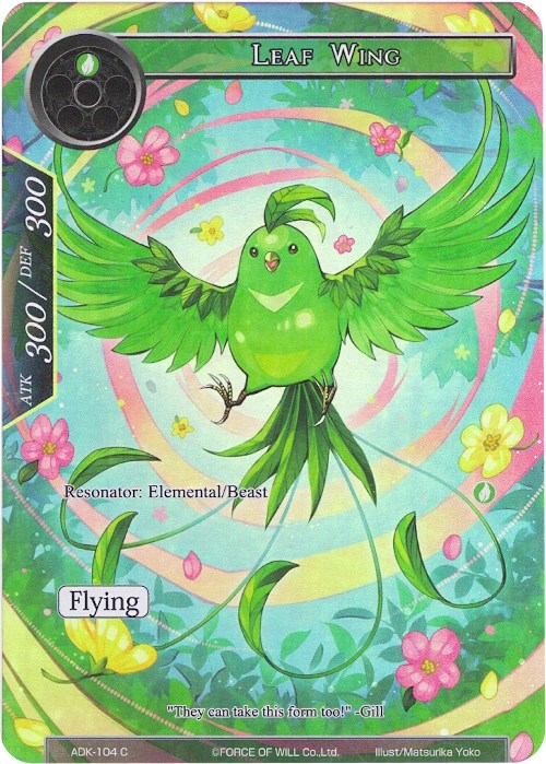 Leaf Wing (Full Art) (ADK-104) [Advent of the Demon King]