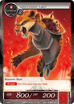 Sabretooth Tiger (1-063) [The Dawn of Valhalla]