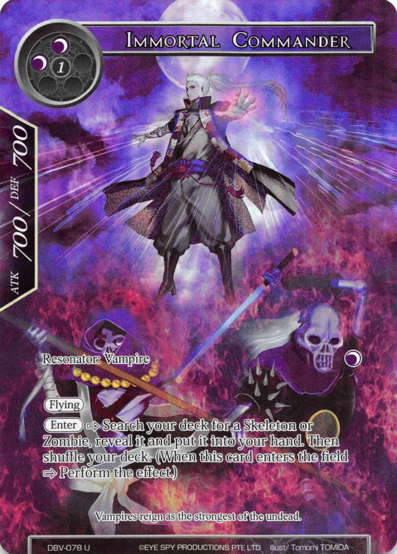 Immortal Commander (Full Art) (DBV-078) [The Decisive Battle of Valhalla]