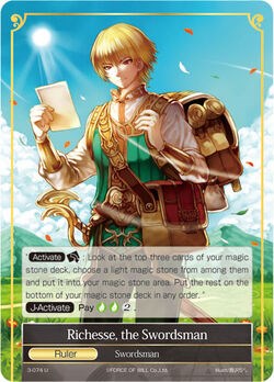 Richesse, the Swordsman // Sylph (3-074/J) [The Shaft of Light of Valhalla]