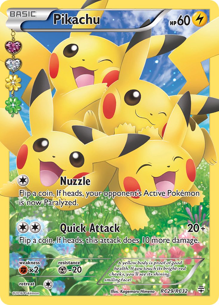 Pikachu (RC29/RC32) [XY: Generations]