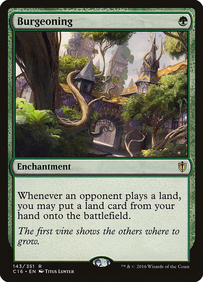 Burgeoning [Commander 2016]