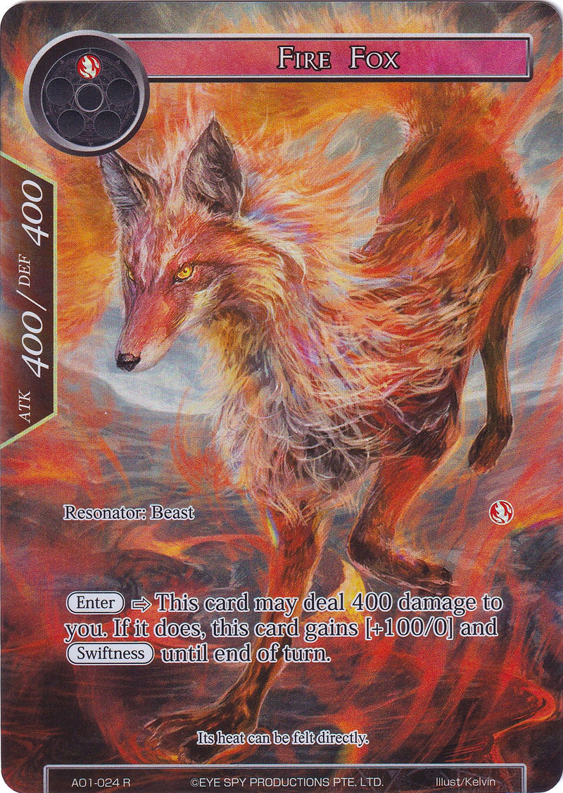 Fire Fox (Full Art) (AO1-024) [Alice Origin]