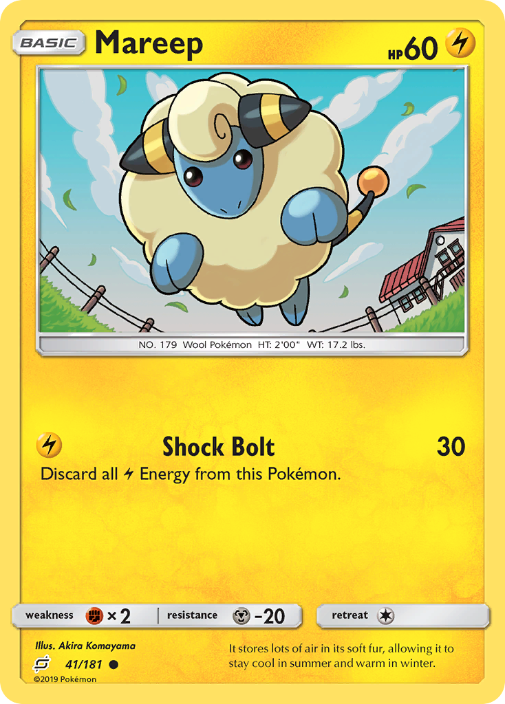 Mareep (41/181) [Sun & Moon: Team Up]