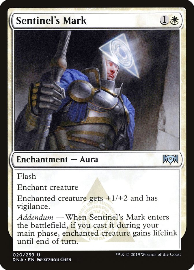 Sentinel's Mark [Ravnica Allegiance]