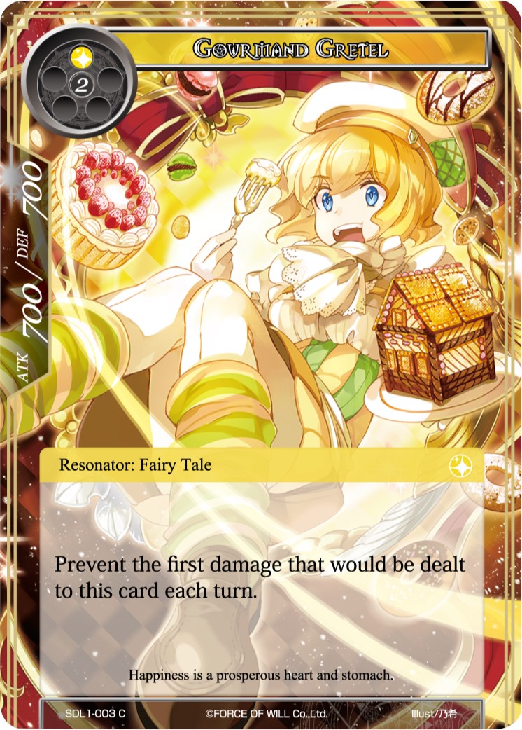 Gourmand Gretel (SDL1-003) [Starter Deck: Fairy Tale Force]