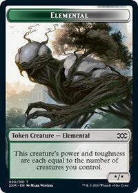 Elemental // Shapeshifter Double-Sided Token [Double Masters Tokens]