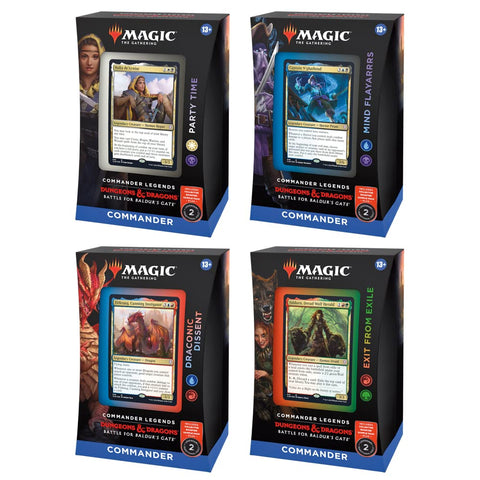 Magic the Gathering: Commander Legends: Battle for Baldur's Gate Commander Decks