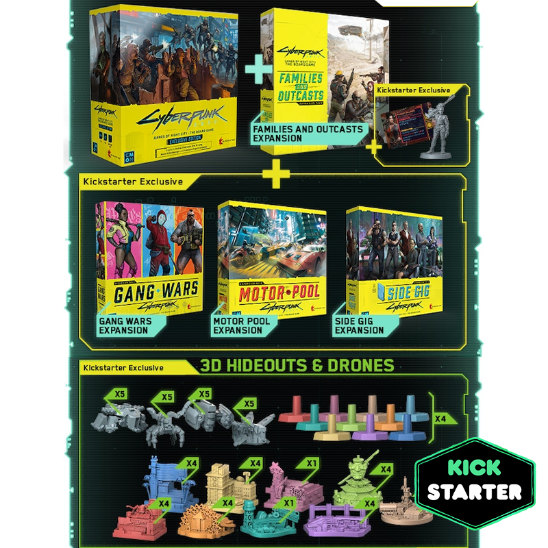 Cyberpunk: Gangs of Night City All-In Kickstarter Version