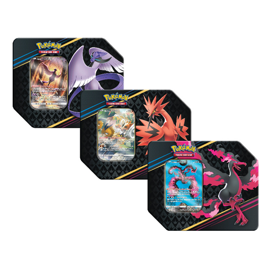 Pokémon TCG: Crown Zenith: Galarian Articuno, Galarian Zapdos, Galarian Moltres Tin