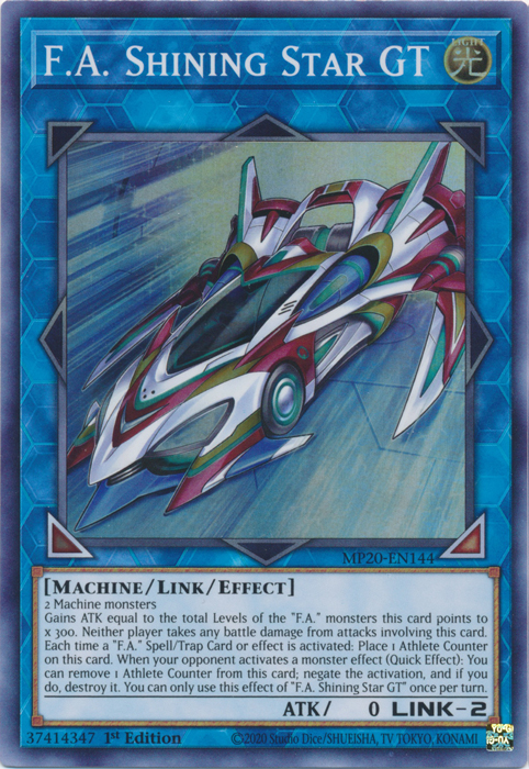 F.A. Shining Star GT [MP20-EN144] Super Rare