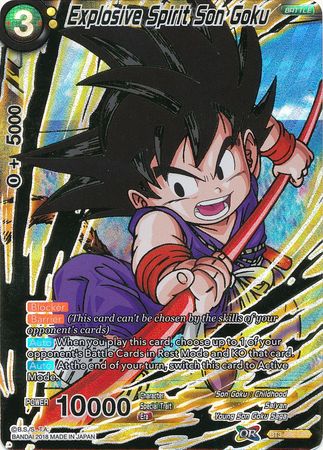 Explosive Spirit Son Goku (SPR) (BT3-088) [Cross Worlds]