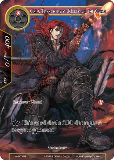 Cain, Treacherous Killer of the Gods (VIN003-021) [Vingolf 3: Ruler All Stars]