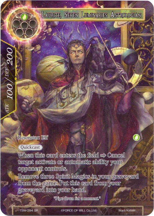 Laurite, Seven Luminaries Astrologian (Full Art) (TSW-094) [The Time Spinning Witch]