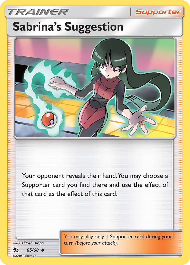 Sabrina's Suggestion (65/68) [Sun & Moon: Hidden Fates]