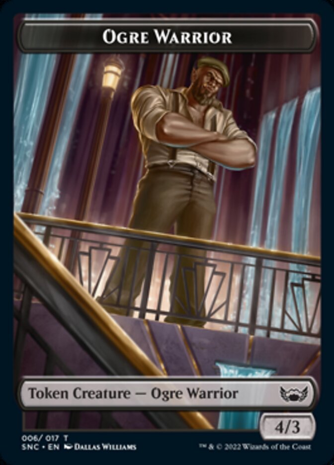 Ogre Warrior Token [Streets of New Capenna Tokens]