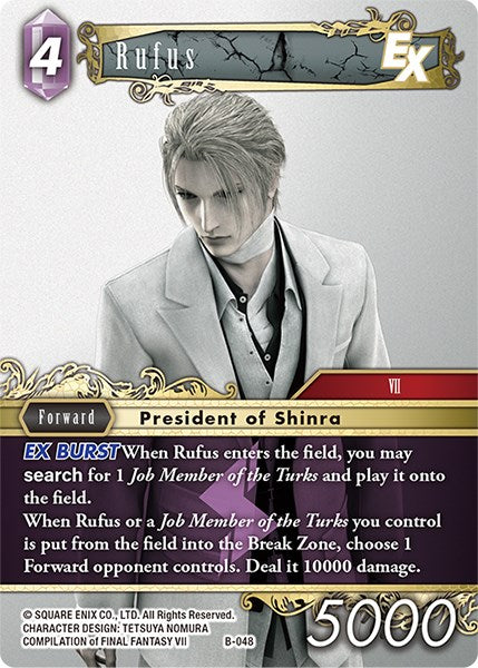 Rufus EX [Boss Deck: Final Fantasy VII]