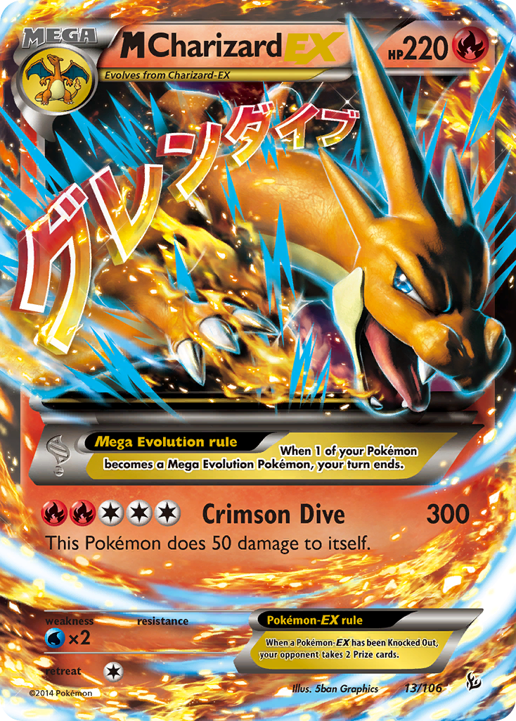 M Charizard EX (13/106) [XY: Flashfire]