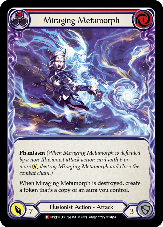 Miraging Metamorph [EVR139] (Everfest)  1st Edition Rainbow Foil