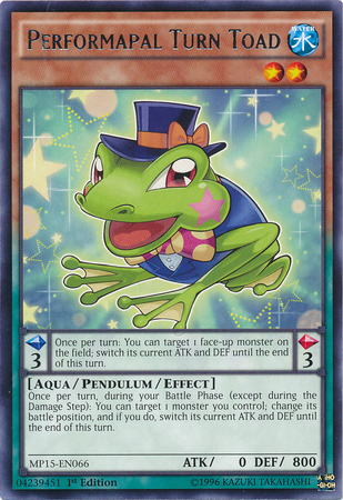 Performapal Turn Toad [MP15-EN066] Rare