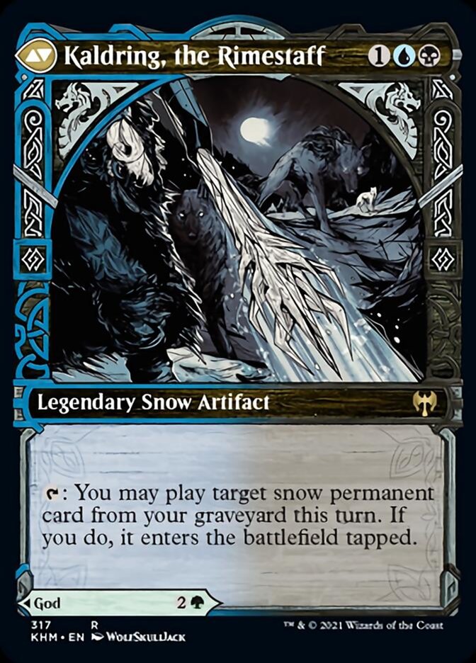 Jorn, God of Winter // Kaldring, the Rimestaff (Showcase) [Kaldheim]