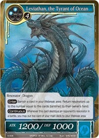 Leviathan, the Tyrant of Ocean (S-008) [Starter Deck: Royal Palace of the Roaring Seas]