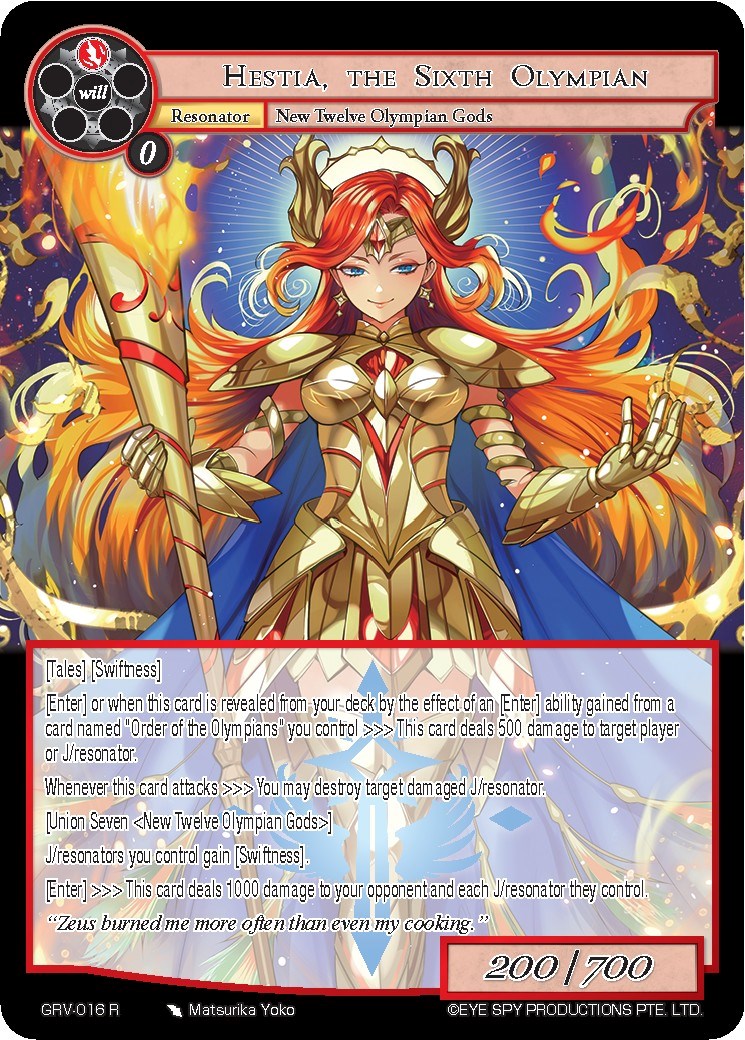 Hestia, the Sixth Olympian (GRV-016) [Game of Gods: Revolution]