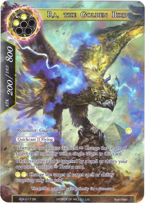 Ra, the Golden Bird (Full Art) (ADK-017) [Advent of the Demon King]