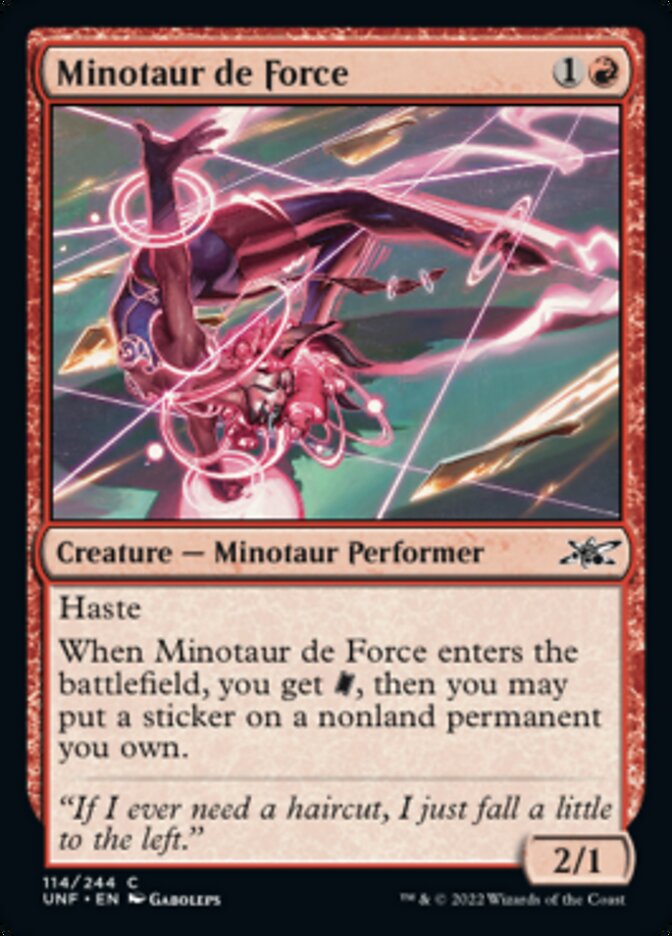 Minotaur de Force [Unfinity]