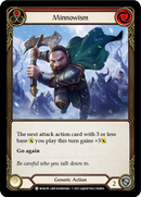 Minnowism (Red) [MON296-RF] (Monarch)  1st Edition Rainbow Foil