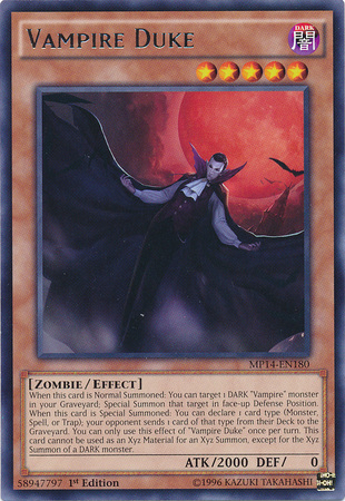 Vampire Duke [MP14-EN180] Rare