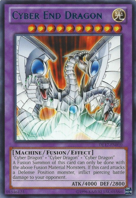 Cyber End Dragon (Blue) [DL17-EN010] Rare